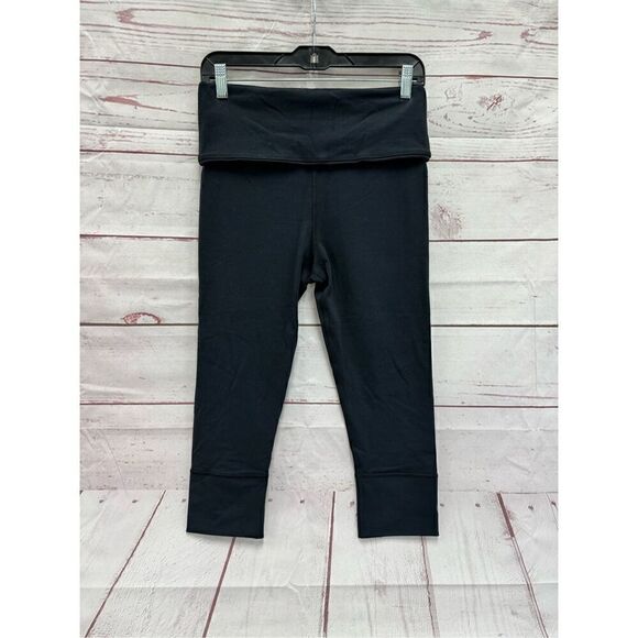 Zumba Women’s Medium Black Cropped Athletic Pants Leggings Athleisure - Picture 1 of 6